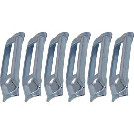 Snap-Loc Cargo Control Systems SLSWCZ6 Snap-Loc® E-Track Weld-On Contoured Single Strap Anchor, Zinc, Pack of 6 image.