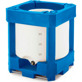 Snyder Industries Inc 6820063B97202 Bonar Plastics SaniTainer IBC Container 240 Gallon - Stackable 46"L x 46"W x 52"H image.