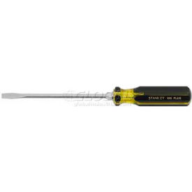 Stanley Tools 66-013-A Stanley 66-013-A 100 Plus® Standard Slotted Tip Screwdriver 5/16" x 8" image.