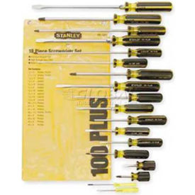 Stanley Tools 66-520-A Stanley 66-520-A 100 Plus® 18 Piece Combination Screwdriver Set image.