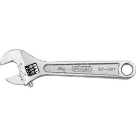Stanley Tools 87-367 Stanley 87-367 6" Chrome Adjustable Wrench image.