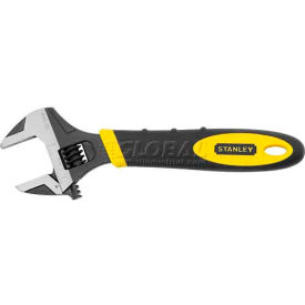 Stanley Tools 90-948 Stanley 90-948 Bi-Material Adjustable Wrench, 8" Long image.
