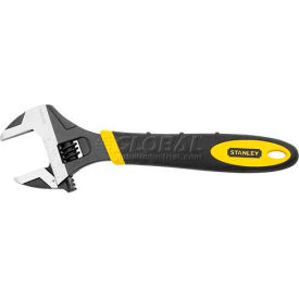 Stanley Tools 90-949 Stanley 90-949 Bi-Material Adjustable Wrench, 10" Long image.