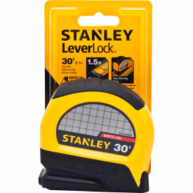 Stanley Tools STHT30830L Stanley®  Leverlock® STHT30830L Tape Rule 1" X 30 Tape Measure image.