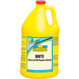 Simoniz Usa B0400004 Simoniz® Brite Glass and All Purpose Cleaner Gallon Bottle, 4/Case - B0400004 image.
