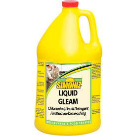 Simoniz Usa C0720004 Simoniz Automatic Gleam Chlorinated Detergent Liquid, Unscented, Gallon Bottle, 4 Bt - C0720004 image.