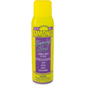 Simoniz Usa S3336012 Simoniz Swell® Stainless Steel Cleaner, 20 oz. Aerosol Can, 12 Cans - S3336012 image.