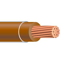 Southwire Company 11594901 Southwire 11594901 Thhn 12 Gauge Building Wire, Solid Type, Brown, 500 Ft image.