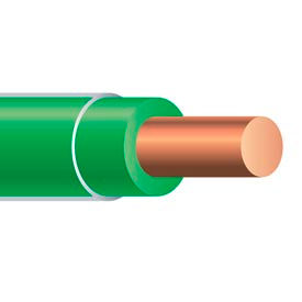 Southwire Company 11599817 Southwire 11599817 Thhn 10 Gauge Building Wire, Solid Type, Green, 50 Ft image.
