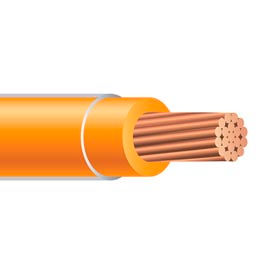 Southwire Company 22961701 Southwire 22961701 Thhn 14 Gauge Building Wire, Stranded Type, Orange, 500 Ft image.
