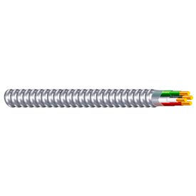 Southwire Company 68584201 Southwire 68584201 10/3 AWG / THHN Black / White / Red / Green Aluminum MC / 250 ft image.