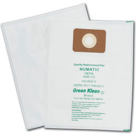 Green Kleen GK-NVM1CH Hepa Nacecare - Numatic Henry HEPA Flo Filter Bags For 180/200 Models, Hepa H11 - GK-NVM1CH Hepa image.