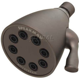 Speakman Co. S-2251-ORB Speakman Anystream® Icon 8-Jet Shower Head, Oil Rubbed Bronze Finish, 2.5 GPM image.