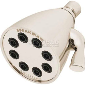Speakman Co. S-2251-PN Speakman Anystream® Icon 8-Jet Shower Head, Polished Nickel Finish, 2.5 GPM image.