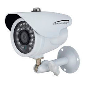 Component Specialties, Inc CVC627MT HD-TVI 2MP Waterproof Marine Camera, 3.6mm Fixed Lens, White Housing image.