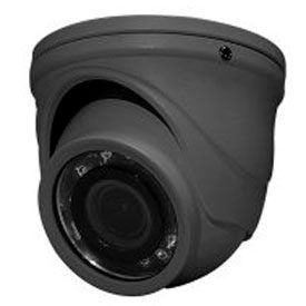 Component Specialties, Inc HT471TG HD-TVI 4MP Mini-Turret Color Camera, 2.9mm Fixed Lens, Dark Grey Housing image.