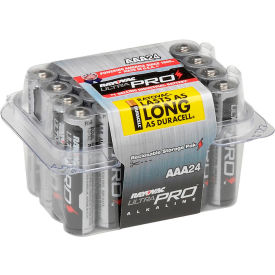 RAYOVAC C/O Energizer ALAAA-24PP Rayovac® Alkaline Ultra Pro™ AAA 24 Battery Contractor Pack image.