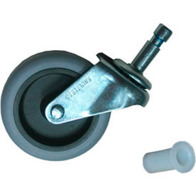 Specialmade Goods/Srvces FG6111L3GRAY Rubbermaid Commercial® 3" Caster W/Insert - FG6111L3GRAY image.