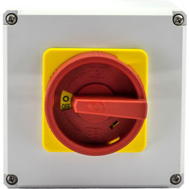 Enclosed Disconnect Switch; 25A 3 Pole + Ground Terminal Poly Impact Res IP66 N4X UL Certified