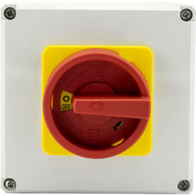 Enclosed Disconnect Switch; 40A 3 Pole + Ground Terminal Poly Impact Res IP66 N4X UL Certified