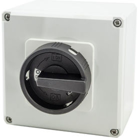 Enclosed Disconnect Switch; 40A 3 Pole Poly Impact Resistant IP66 N4X UL Certified