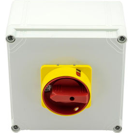 Enclosed Disconnect Switch; 125A3 Pole + Ground Terminal Poly Impact Res IP66 N4X UL Certified
