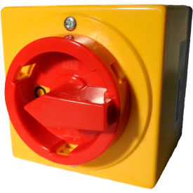 Springer Controls Co. Inc A105/016-AR3E Springer Controls / MERZ A105/016-AR3E,16A, 3-Pole, Enclosed Disconnect Switch, Red/Yellow image.
