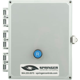 Springer Controls Co. Inc AF3806R2M-3I NEMA 4X Enclosed Motor Starter, 38A, 3PH, Separate Coil Voltage, Reset Button, 100-250V, 16-20A image.