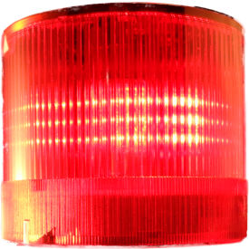 Springer Controls Co. Inc 12-4B Springer Controls / Texelco LA-124B 70mm Stack Light, Steady, 24V AC/DC LED - Red image.
