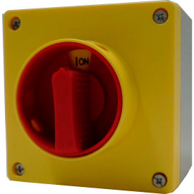 Springer Controls Co. Inc ML0-032-AR3E Springer Controls / MERZ ML0-32-AR3E, 32A,3-Pole, Enclosed Disconnect Switch, Red/Yellow image.