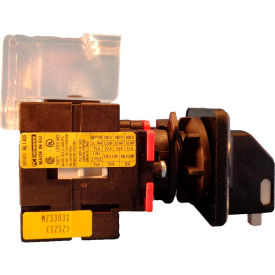 Springer Controls/MERZ ML1-025-CB2, 25A,3-Pole, Disconnect Switch, Black/Grey, Center-Mount, Lockout