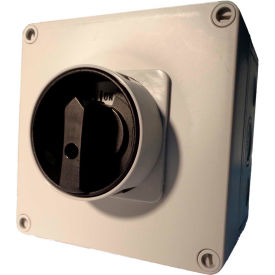Springer Controls / MERZ ML1-040-AB3E, 40A, 3-Pole, Enclosed Disconnect Switch, Black/Grey