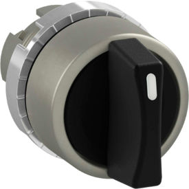 Springer Controls Co. Inc P9M-SMD0N ABB Non-Illuminated Selector, 22mm, Black, D CAM, P9M-SMD0N image.