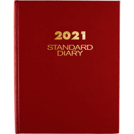 At-A-Glance Products SD374-13 Daily Business Diary, Jan-Dec, 7-1/2" x 9-7/16" Page Size, Red image.