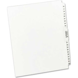 Avery-Dennison 11397 Avery Premium Collated Legal Exhibit Divider, Printed 76 to 100, 8.5"x11", 26 Tabs, White/White image.