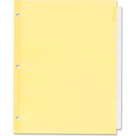 Avery-Dennison 11468 Avery Office Essentials Economy Insertable Tab Divider, 8.5"x11", 8 Tabs, Buff/Clear image.