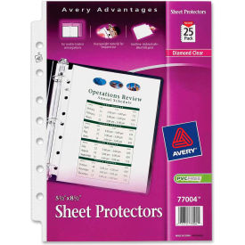 Avery-Dennison 77004 Avery® Sheet Protector, 5-1/2"W x 8-1/2"H, Clear, 25/PK image.
