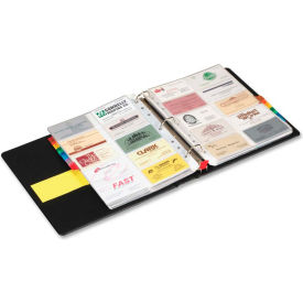 Cardinal EasyOpen Card File Binder, 20 Non-Glare Tabs