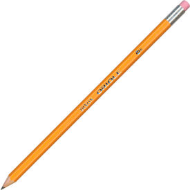 Dixon 12866 Dixon Oriole Pencil, #2 Pencil Grade, Black Lead, Yellow Barrel, 144/Box image.