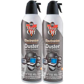 Falcon Safety Products DPSJMB2 Falcon® Dust-Off Jumbo Disposable Duster, DPSJMB2, 17 Oz., 2/Pk image.