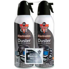Falcon Safety Products DSXLPW Falcon® Dust-Off XL Compressed Gas Duster, DSXLPW, 10 Oz., 2/Pk image.