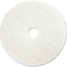 Sp Richards GJO90513 Genuine Joe® 14" Polishing Pad, White, 5 Per Case image.
