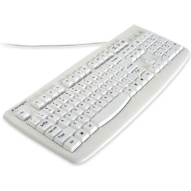 Kensington/Acco Brands,Inc. 64406 Kensington® 64406 ProFit® USB Washable Keyboard, White image.