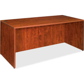 Sp Richards LLR69407 Lorell® Rectangular Desk Shell - 72"W x 36"D x 29-1/2"H - Cherry - Essentials Series image.