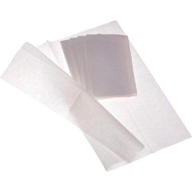 Medline Industries, Inc NON24356W Medline 2-Ply Tissue/Poly Professional Towels, 13"W x 18"L, 500/Box, White image.