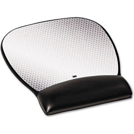 3M MW310LE Precise Mouse Pad with Gel Wrist Rest, Black