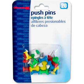 OIC Plastic Precision Push Pins - 0.50