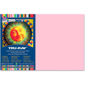 Pacon Corporation 103044 Pacon® Tru-Ray Construction Paper, 18"x12", Pink, 50 Sheets image.