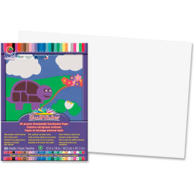 Pacon Corporation 8707 Pacon® SunWorks Groundwood Construction Paper, 18"x12", Bright White, 50 Sheets image.