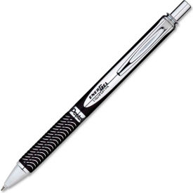 Pentel BL407AA Pentel® Retractable Gel Pens, Black Ink, Black Barrel, 1 Each image.